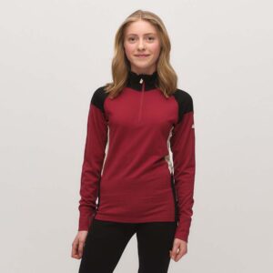 J Videseter, half-zip, 80% merinoull