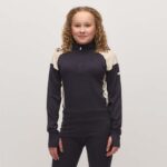 J Videseter, half-zip, 80% merinoull