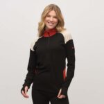 W Jardalen, half-zip, 80% merinoull